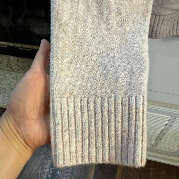 NWT j.Crew Pink Rainbow Supersoft Knit Cropped Cardigan Merino Alpaca Blend XL - Picture 9 of 10